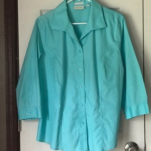 NO-IRON COTTON STAIN SHIELD SHIRT